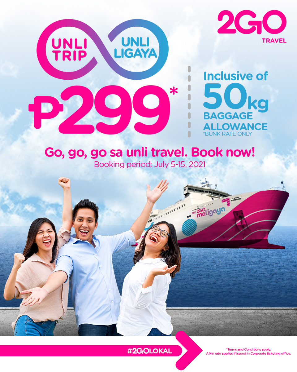 2GO Unli-Trip For P299